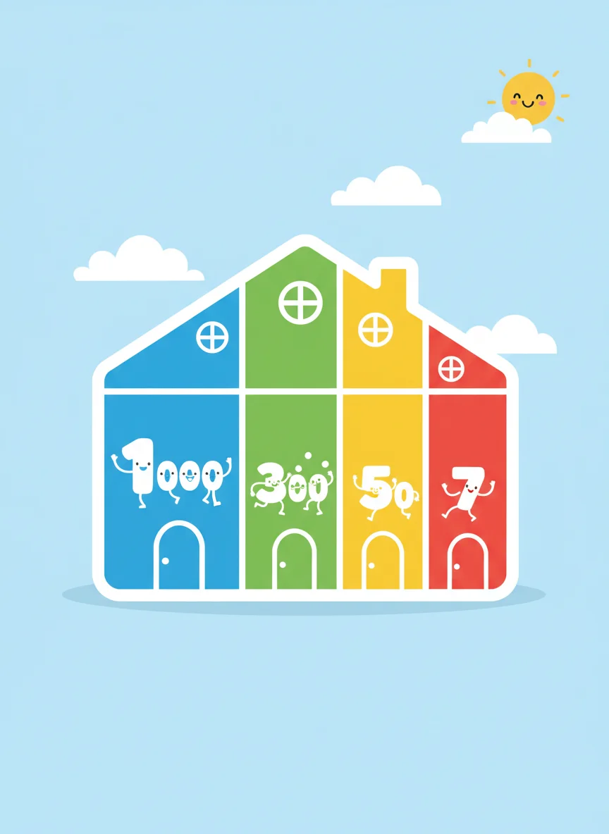 Place Value Houses