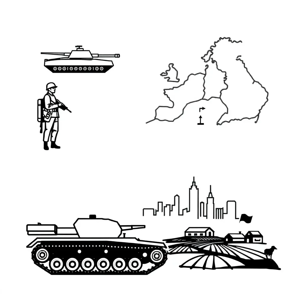 WWII Operation Barbarossa map and timeline