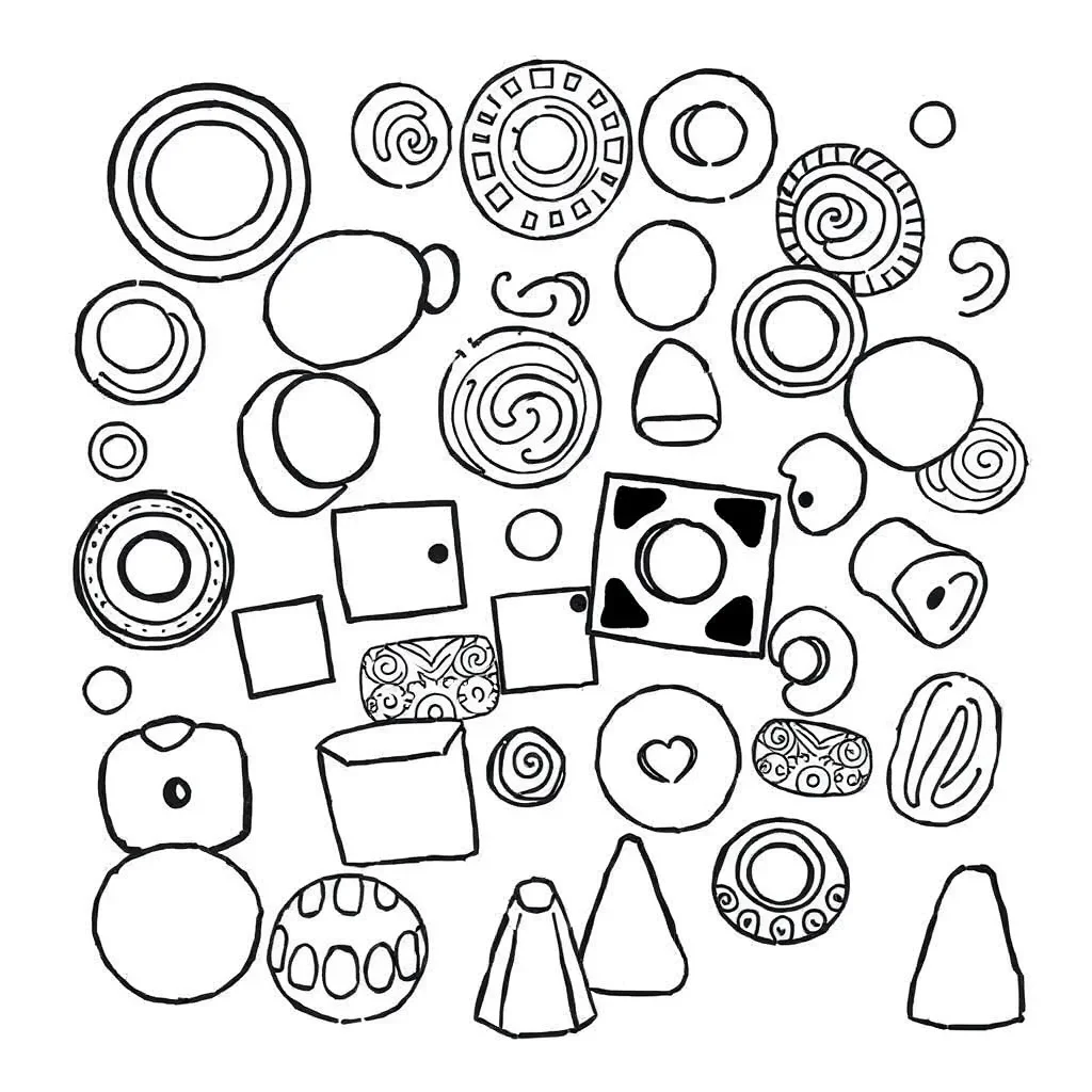 Geometric shapes illustration