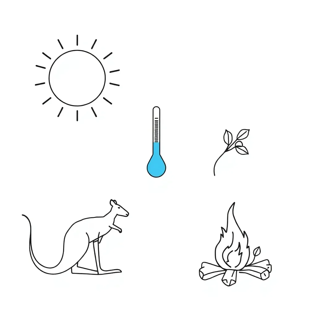 Heat transfer experiment illustration