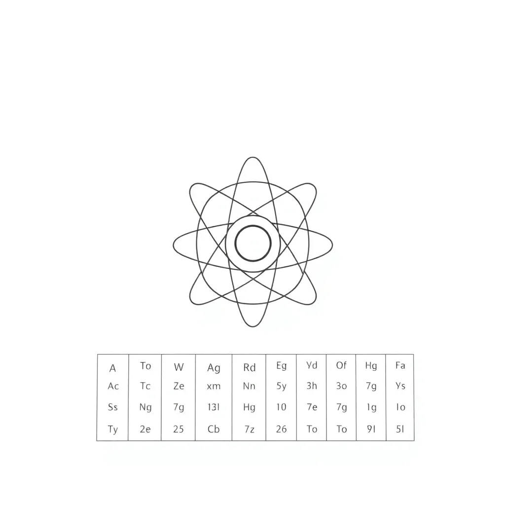 Atomic structure diagram