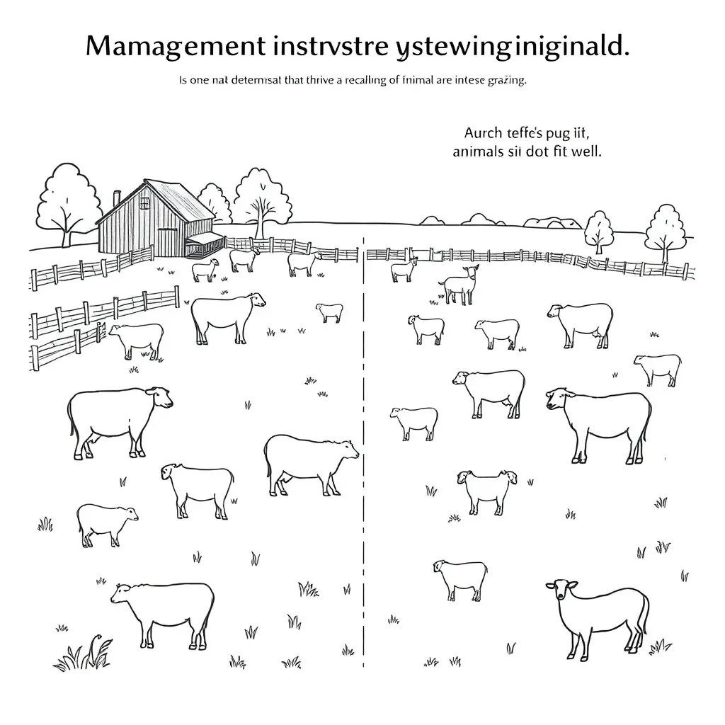 Animals grazing in a field