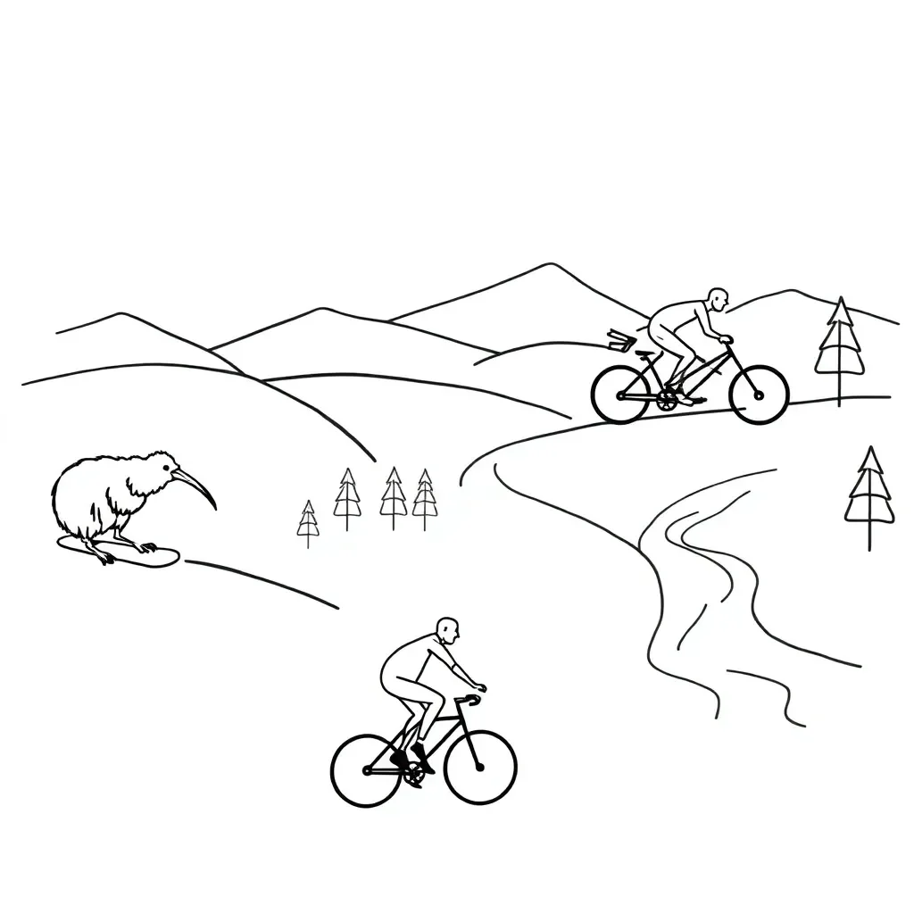 Motion mechanics illustration