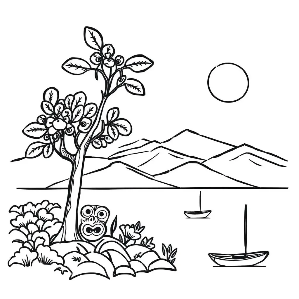 Short story analysis illustration