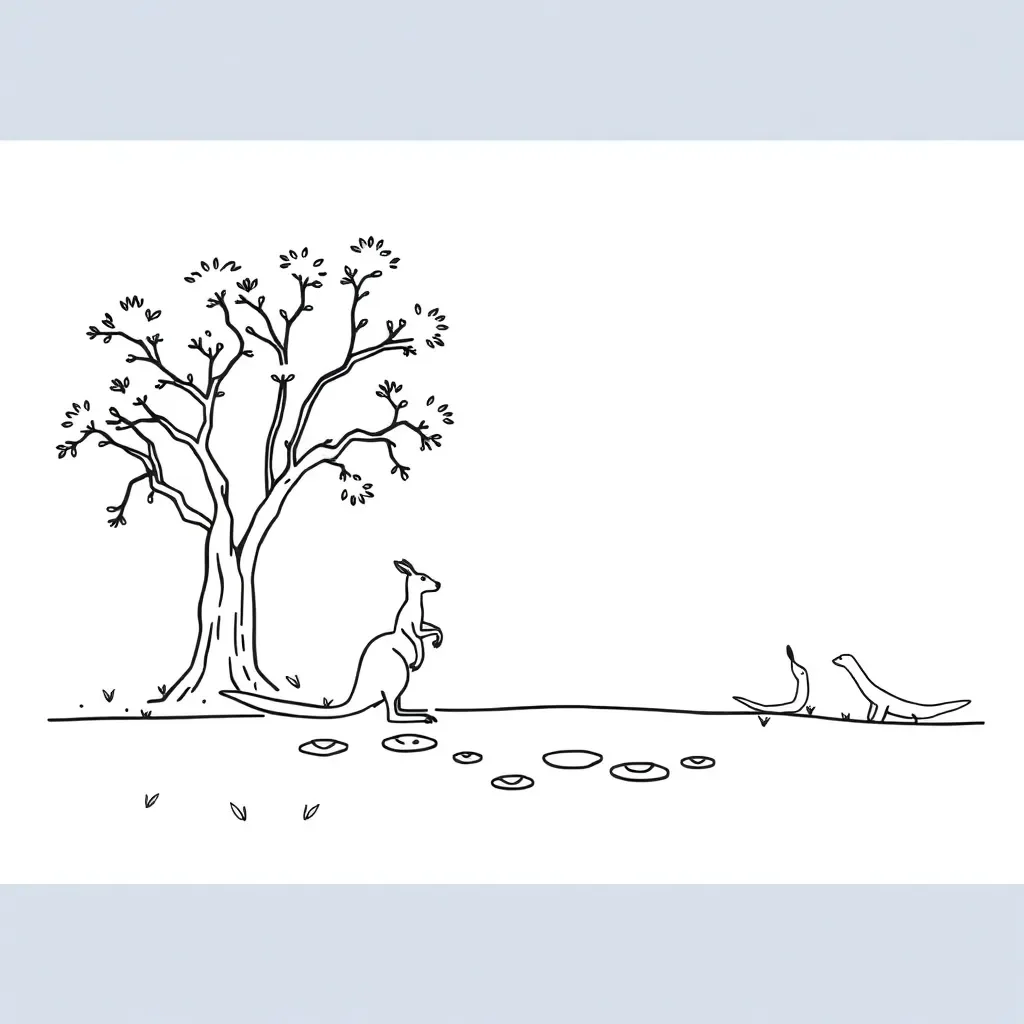 Poetry book illustration