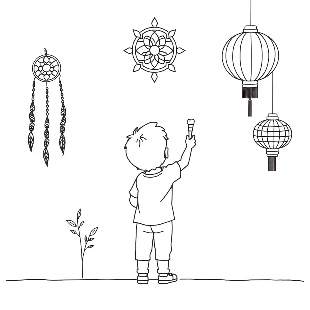 Worksheet illustration