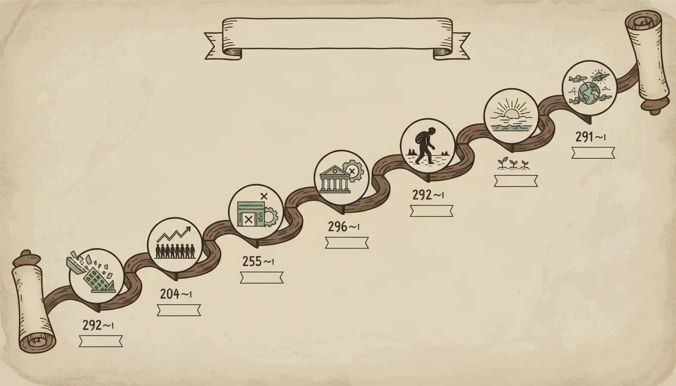 Timeline: Australia's Path to Depression