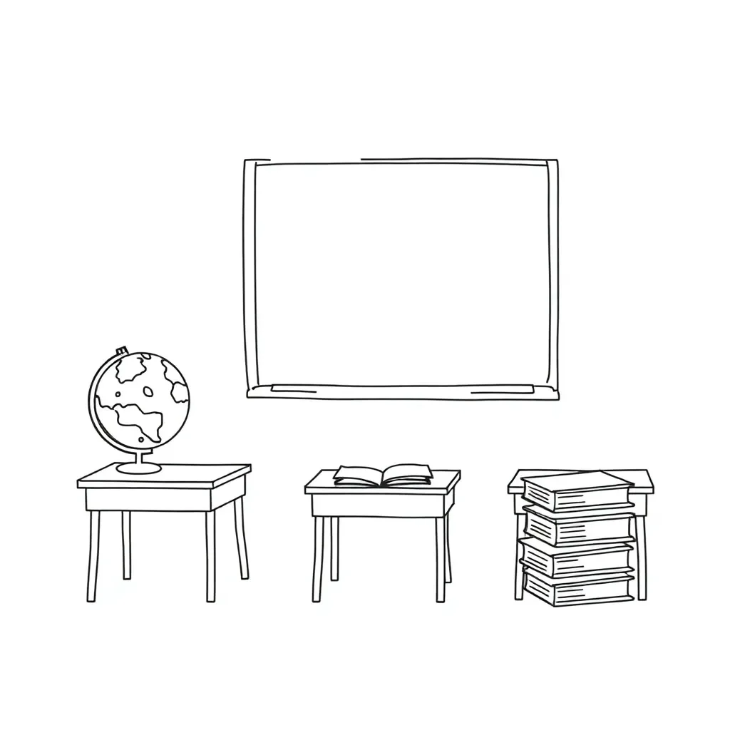 Student thinking with books