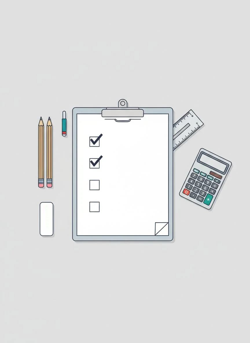 Test Success Checklist