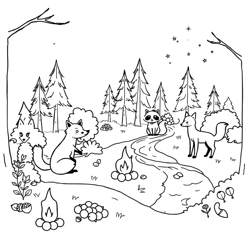 Trickster character illustration