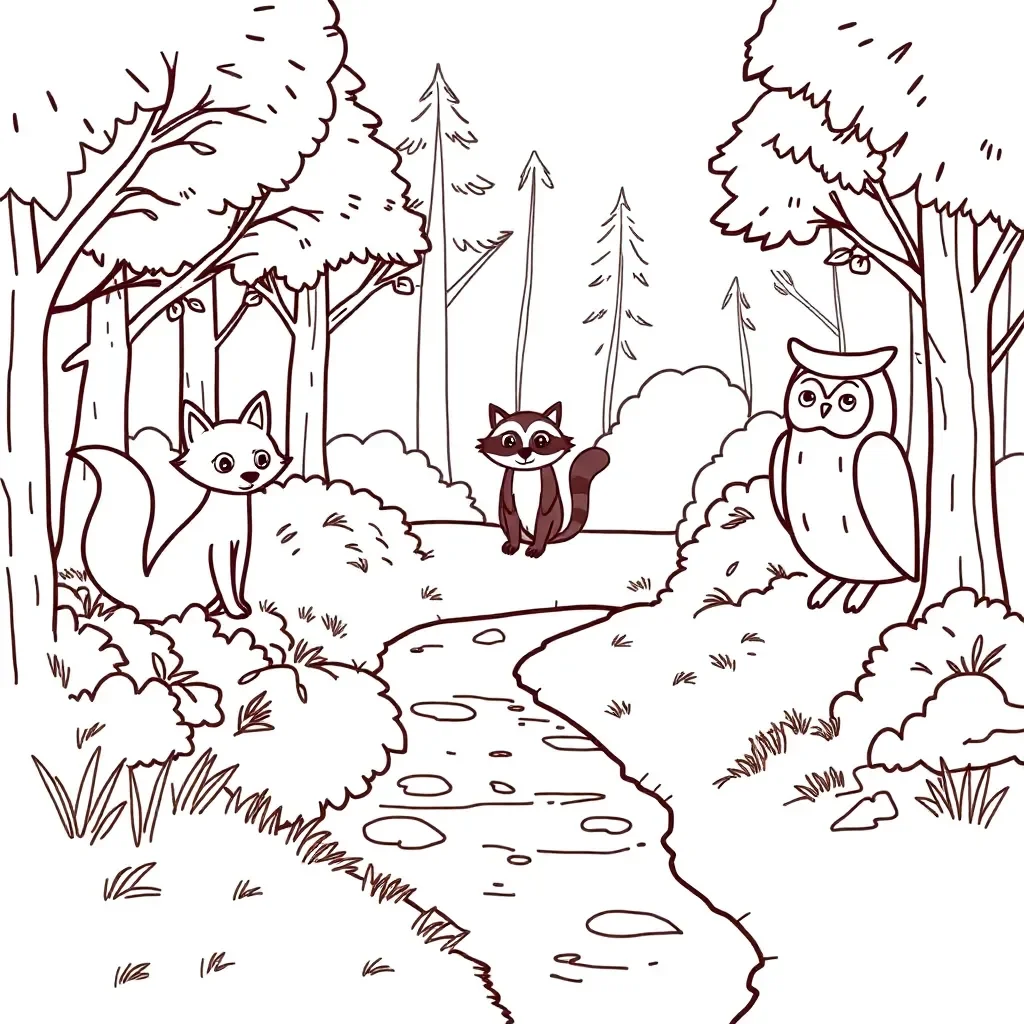 Trickster character illustration