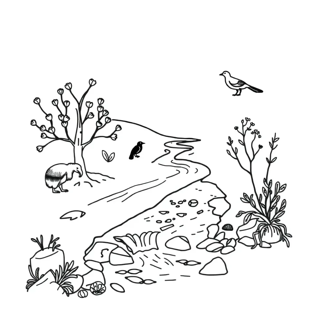 New Zealand forest ecosystem