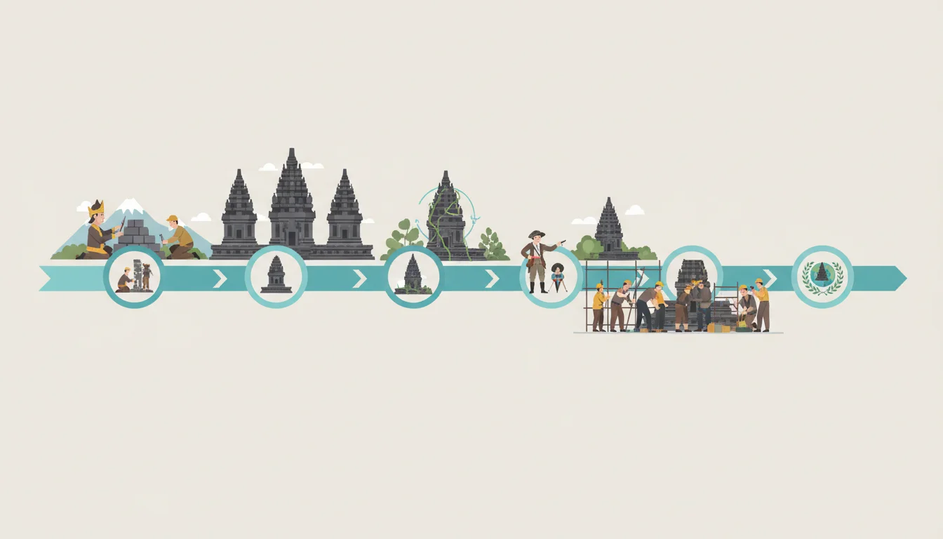 Timeline: The Rise and Fall of Prambanan