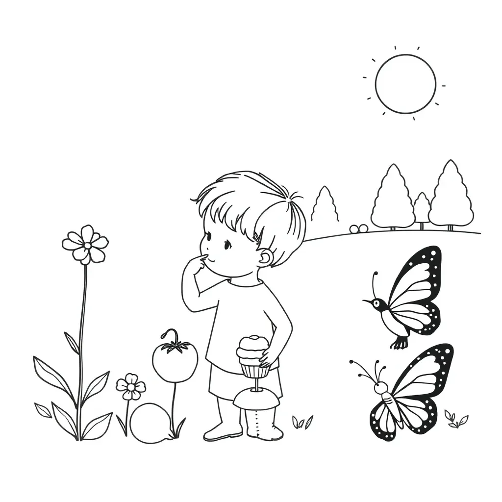 Worksheet illustration