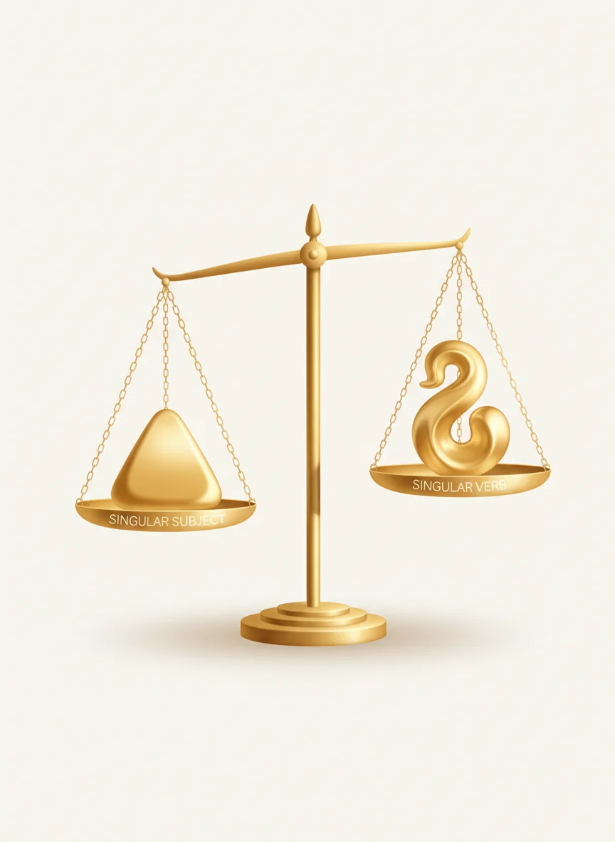 The Golden Rule of Subject-Verb Agreement