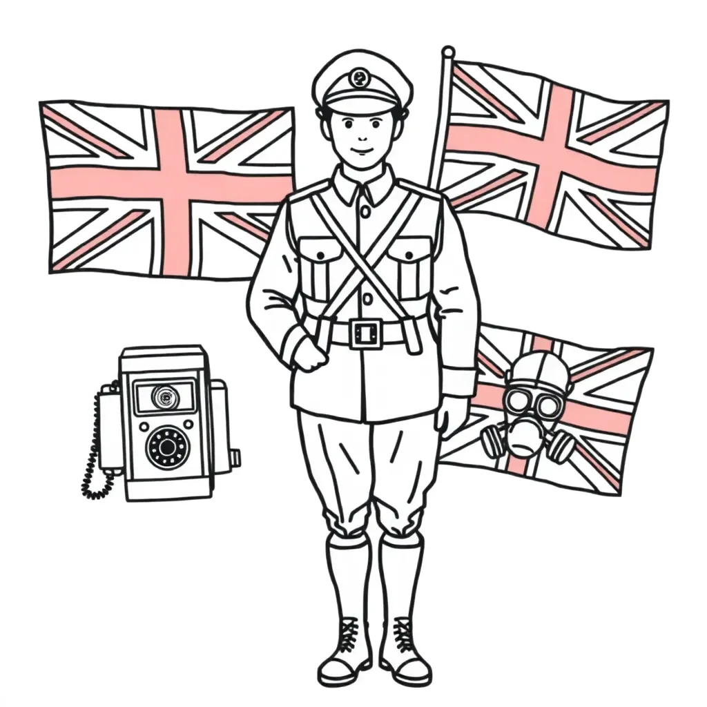 WWI government poster illustration
