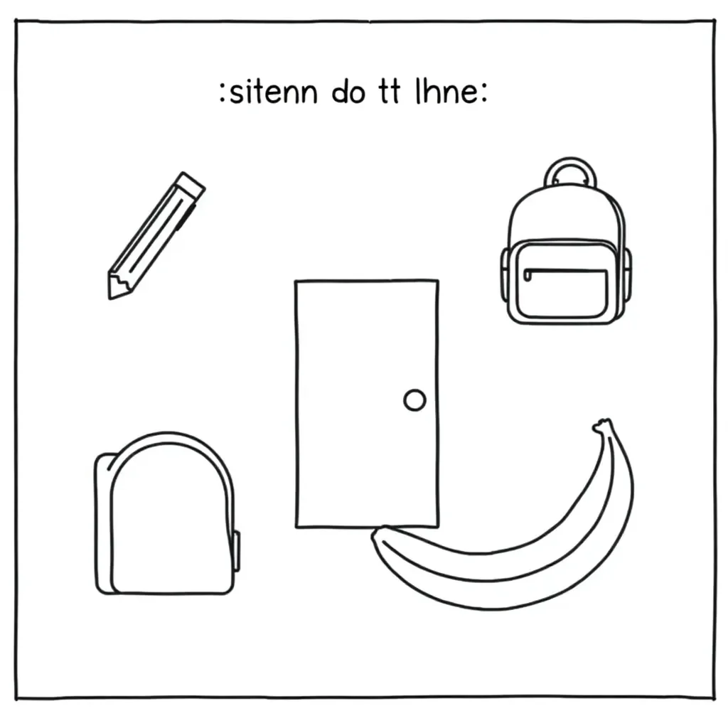 Measuring tools and objects illustration