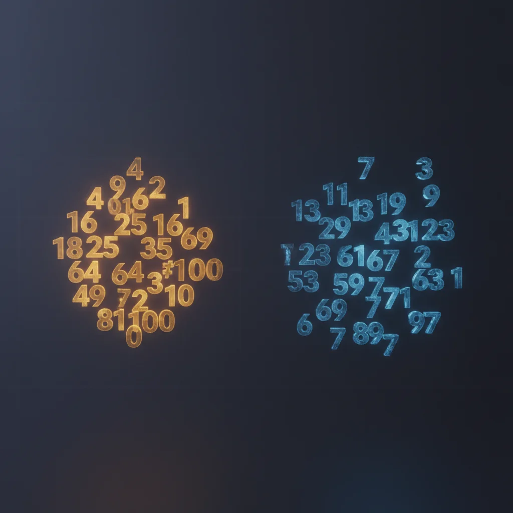 Square Numbers vs Regular Numbers
