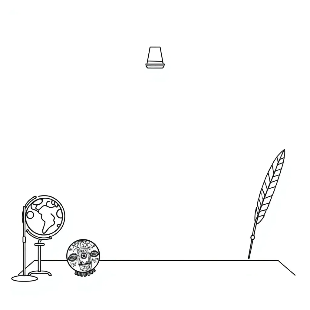 Brian Boru writing illustration