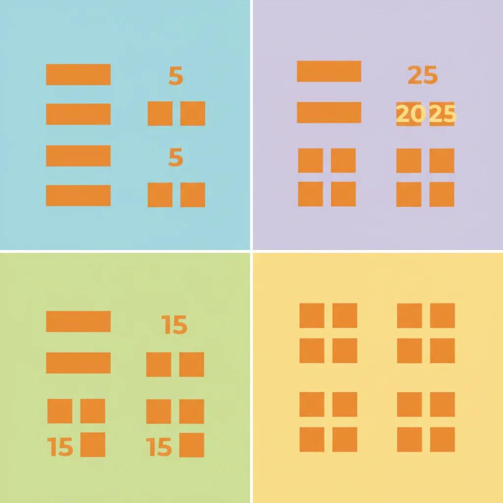 Same Number, Different Ways