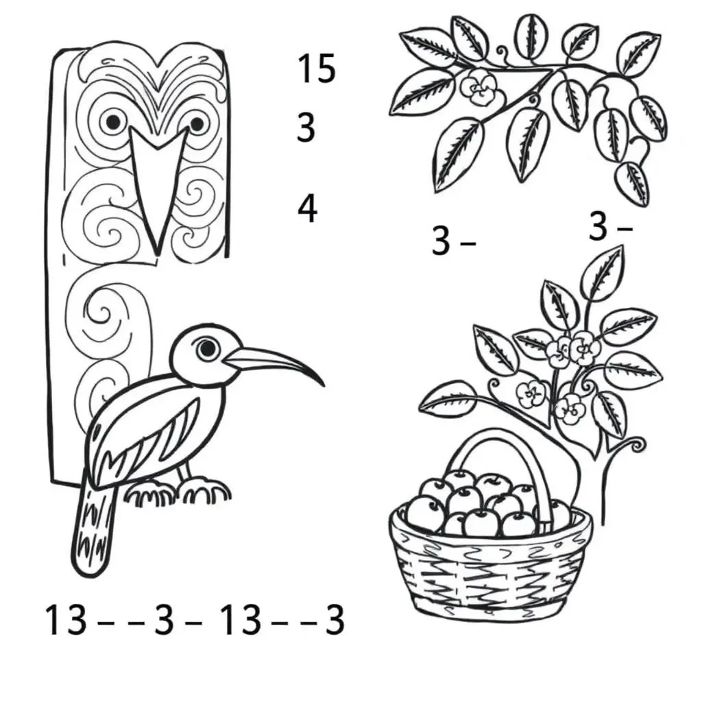 Subtraction assessment illustration