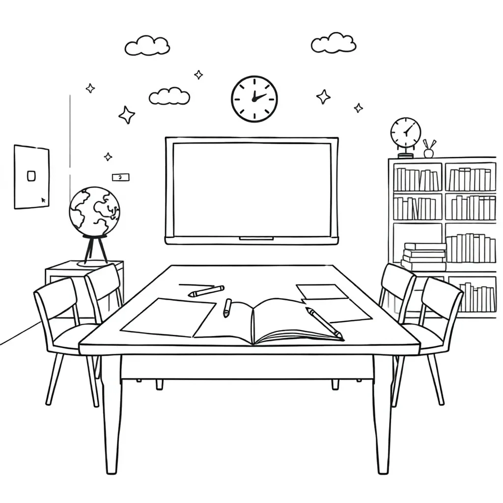 Spelling practice illustration