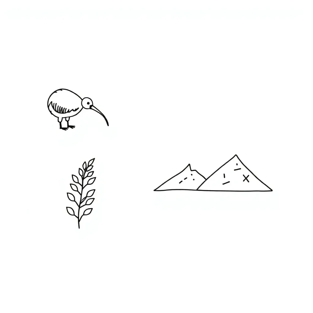 Number sentence symbols illustration