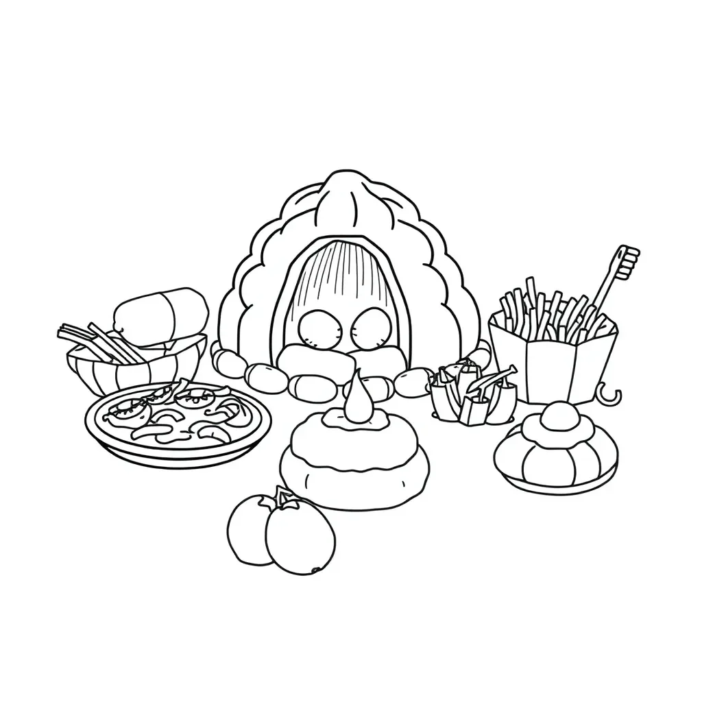 Worksheet illustration