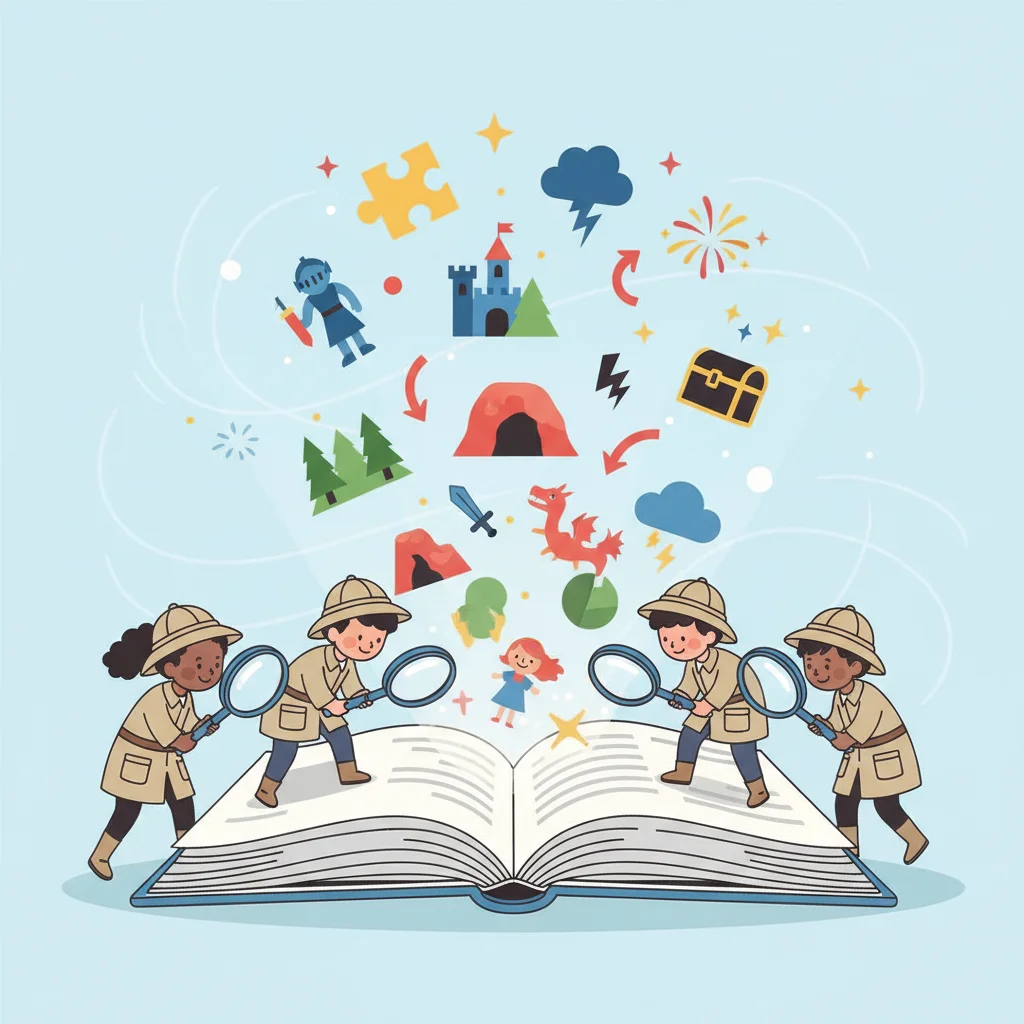 Interactive Story Element Hunt