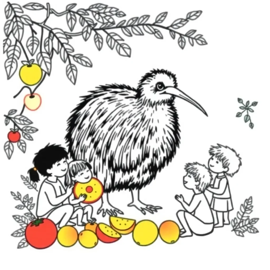 Children sharing toys and snacks