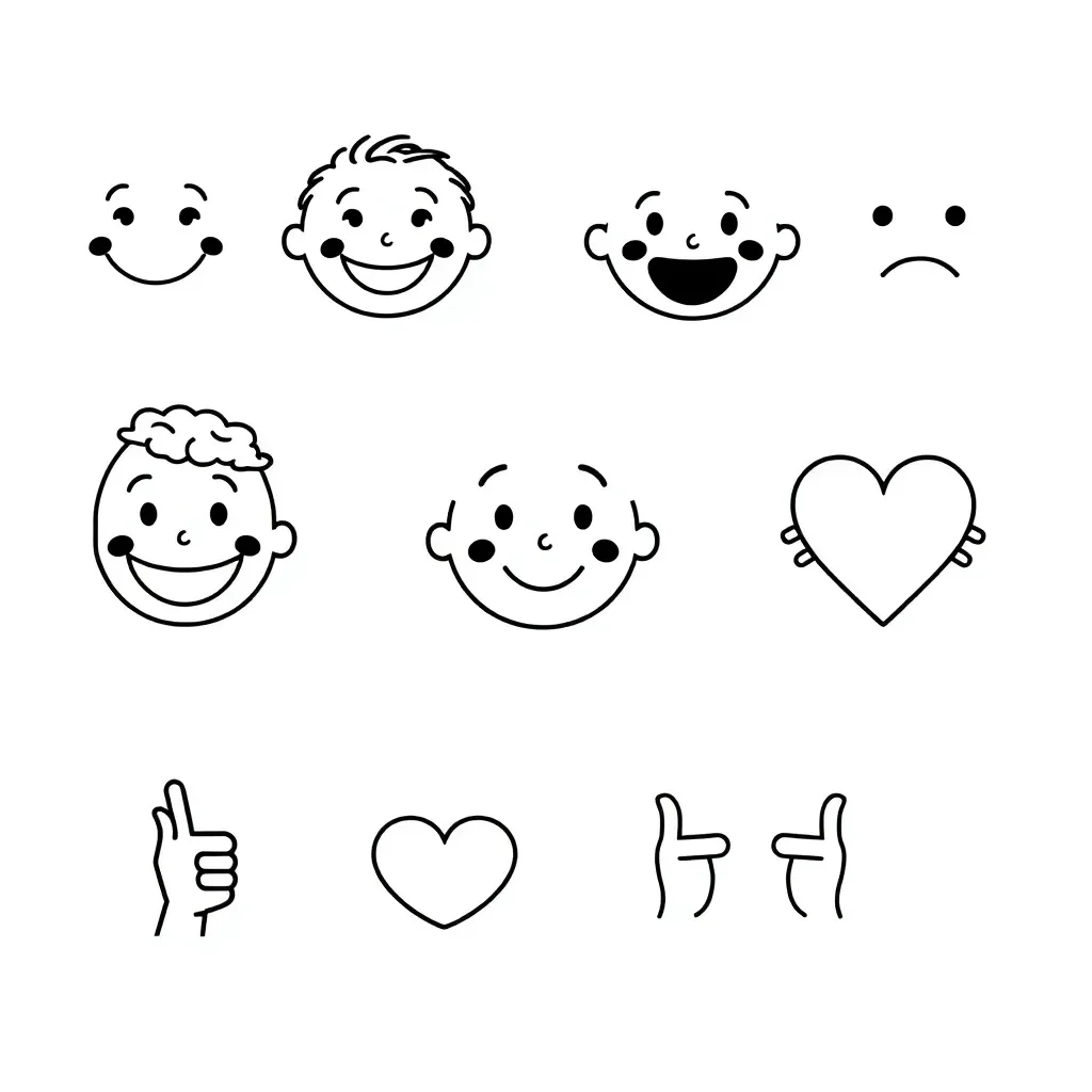 Brain and emotions illustration