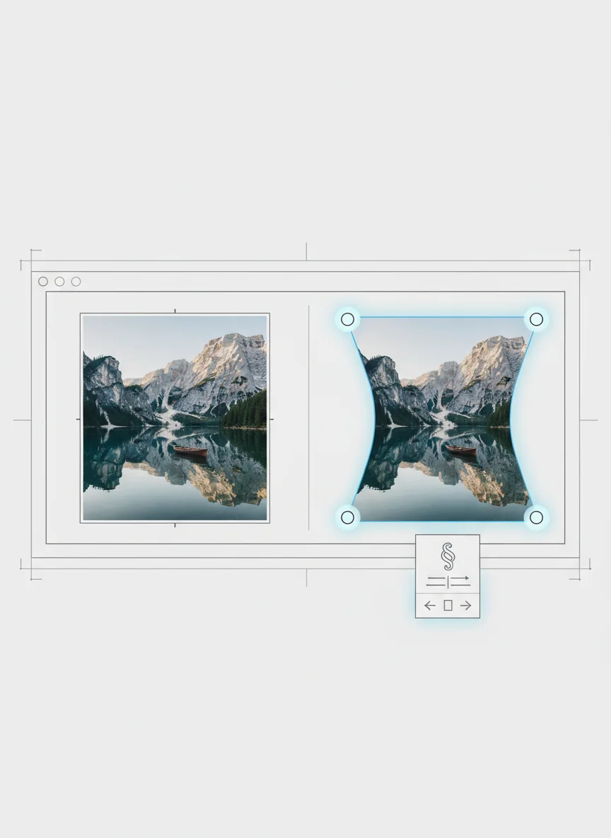 I can source and manipulate digital images without distortion