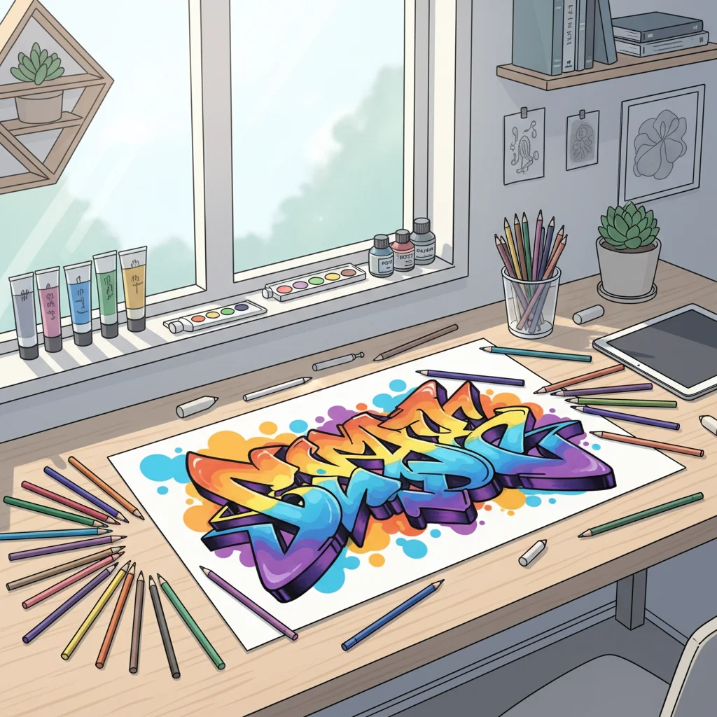 Create Your Graffiti Name Art