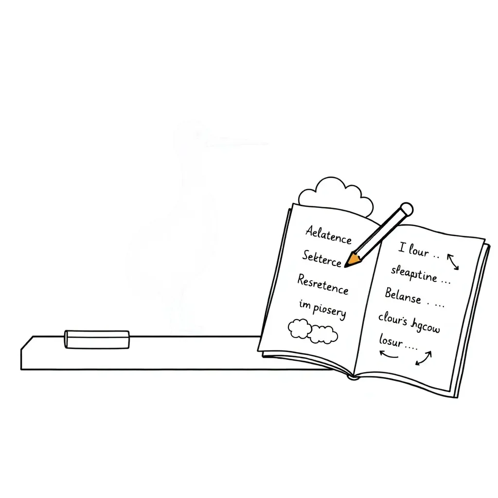 Grammar quiz illustration