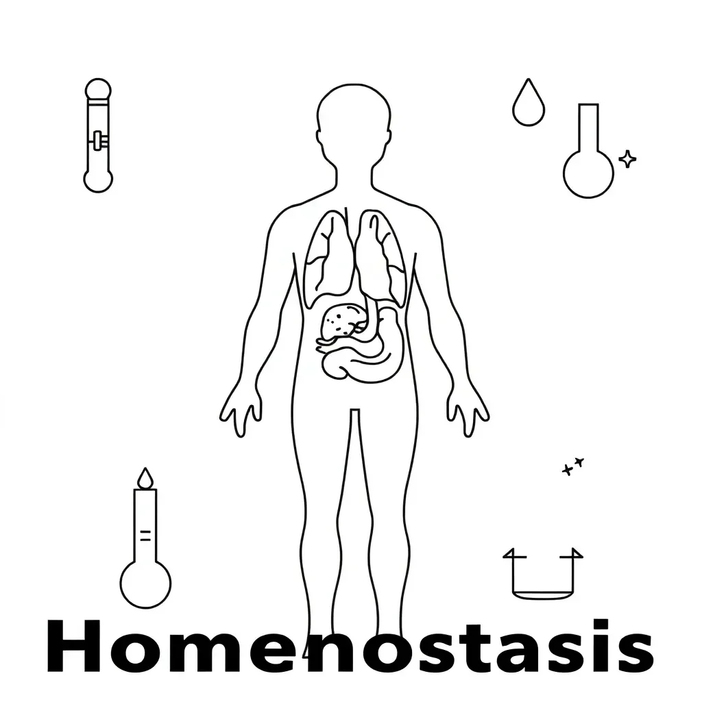Human body systems diagram