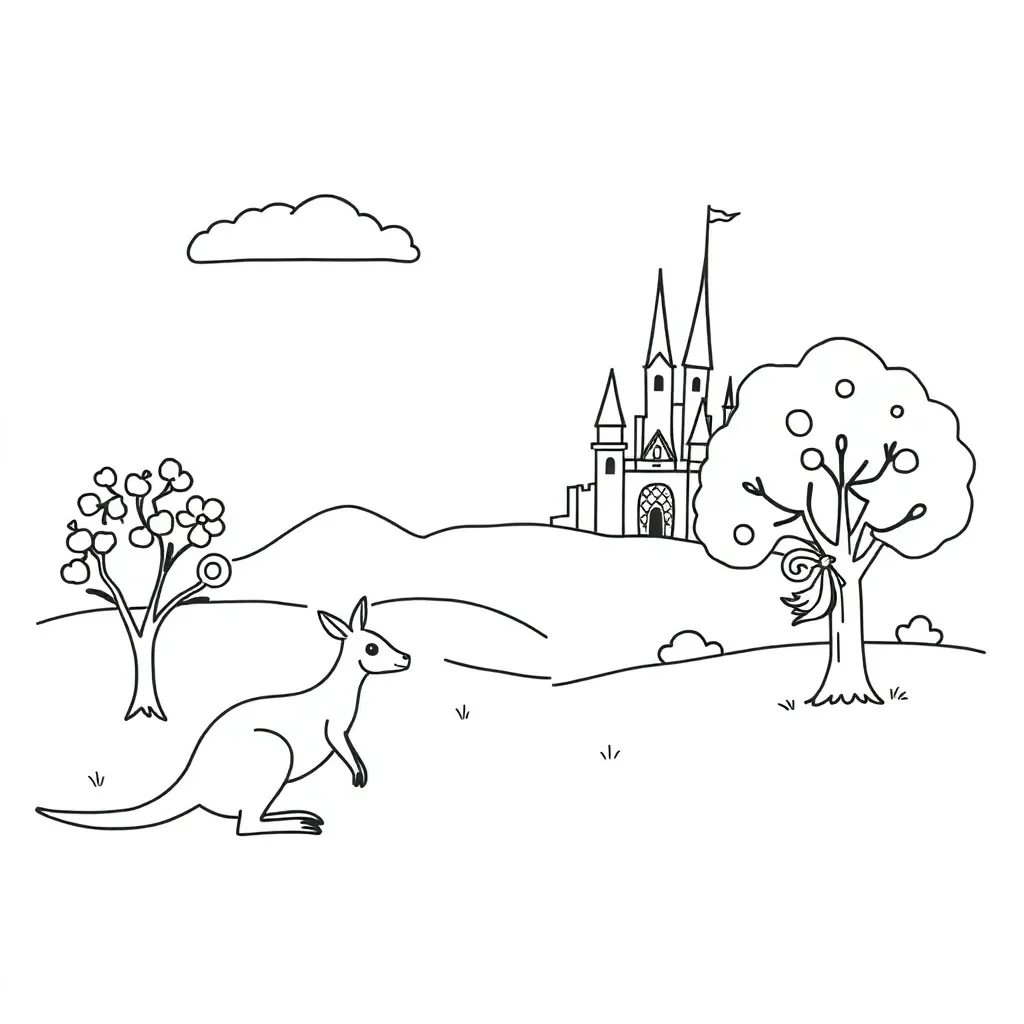Magical story sharing illustration