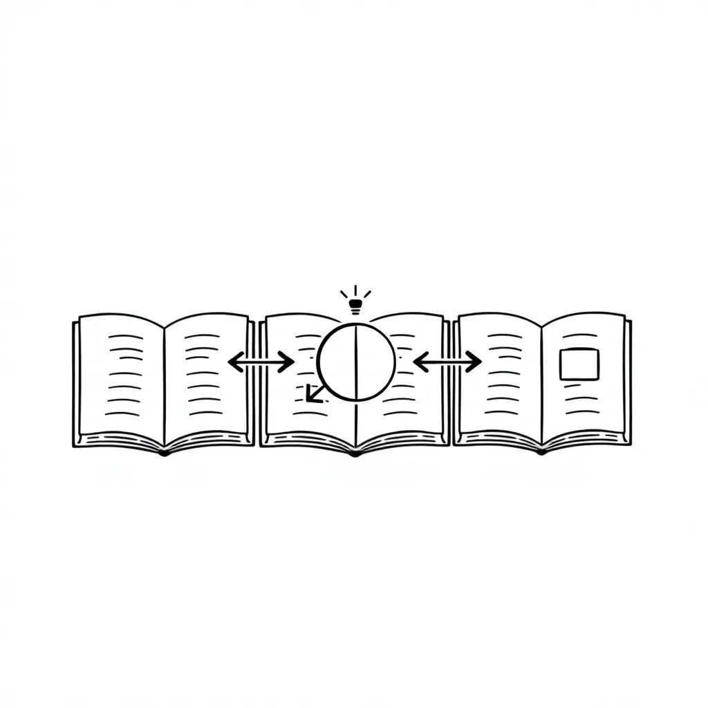 Books and reading illustration