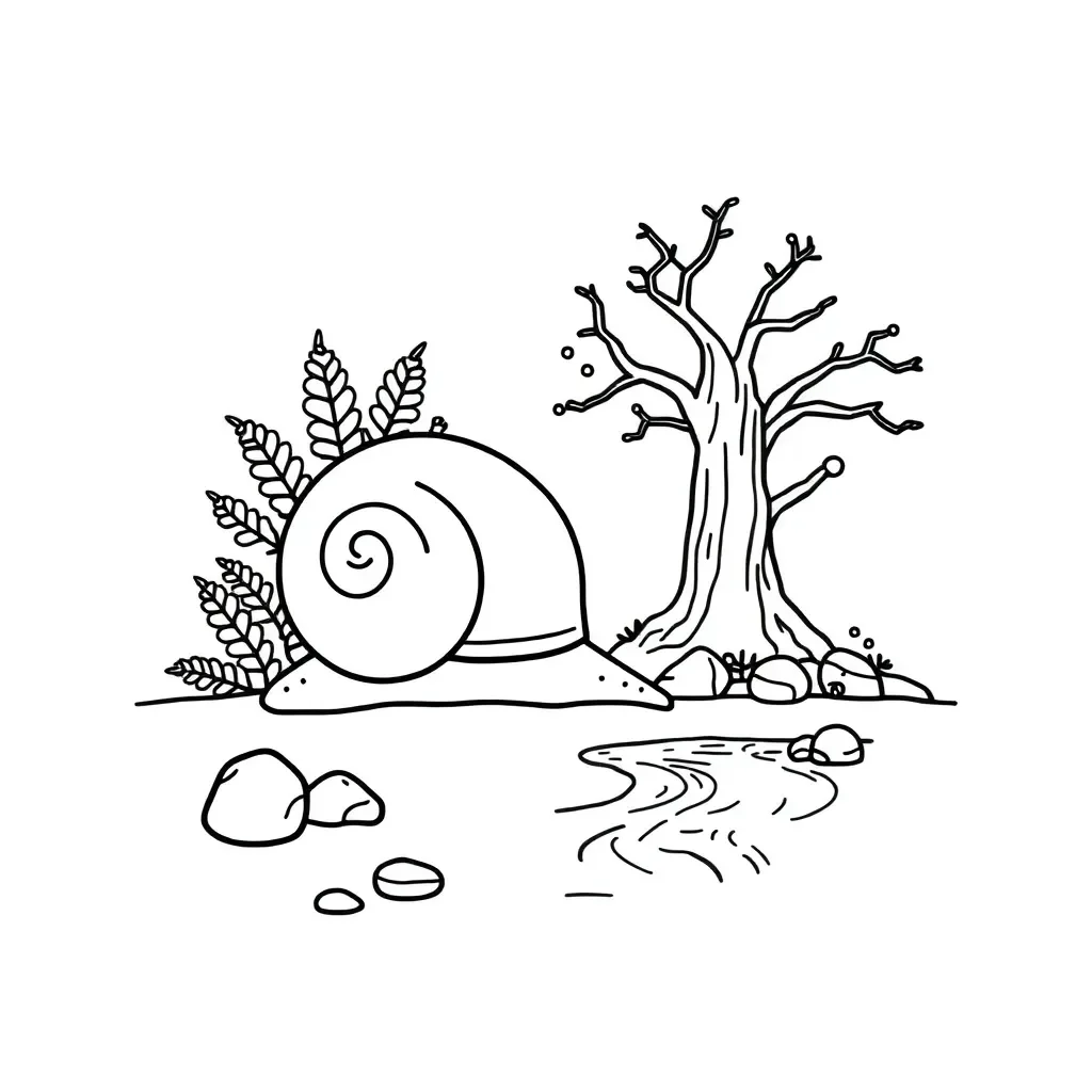 Powelliphanta snail with spiral shell