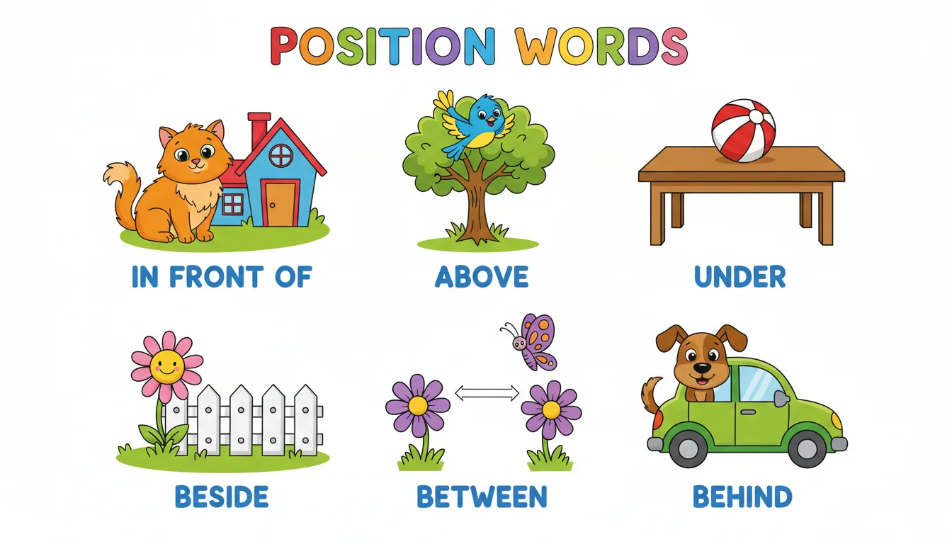 Position Words Around Us