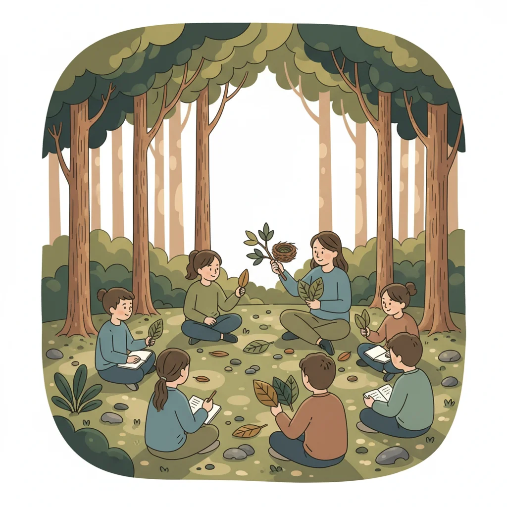 "Nature is the classroom and learning comes alive through real-world connections"