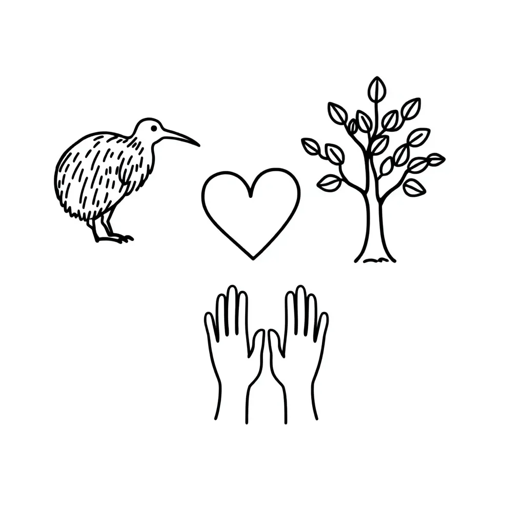 Biblical characters showing kindness