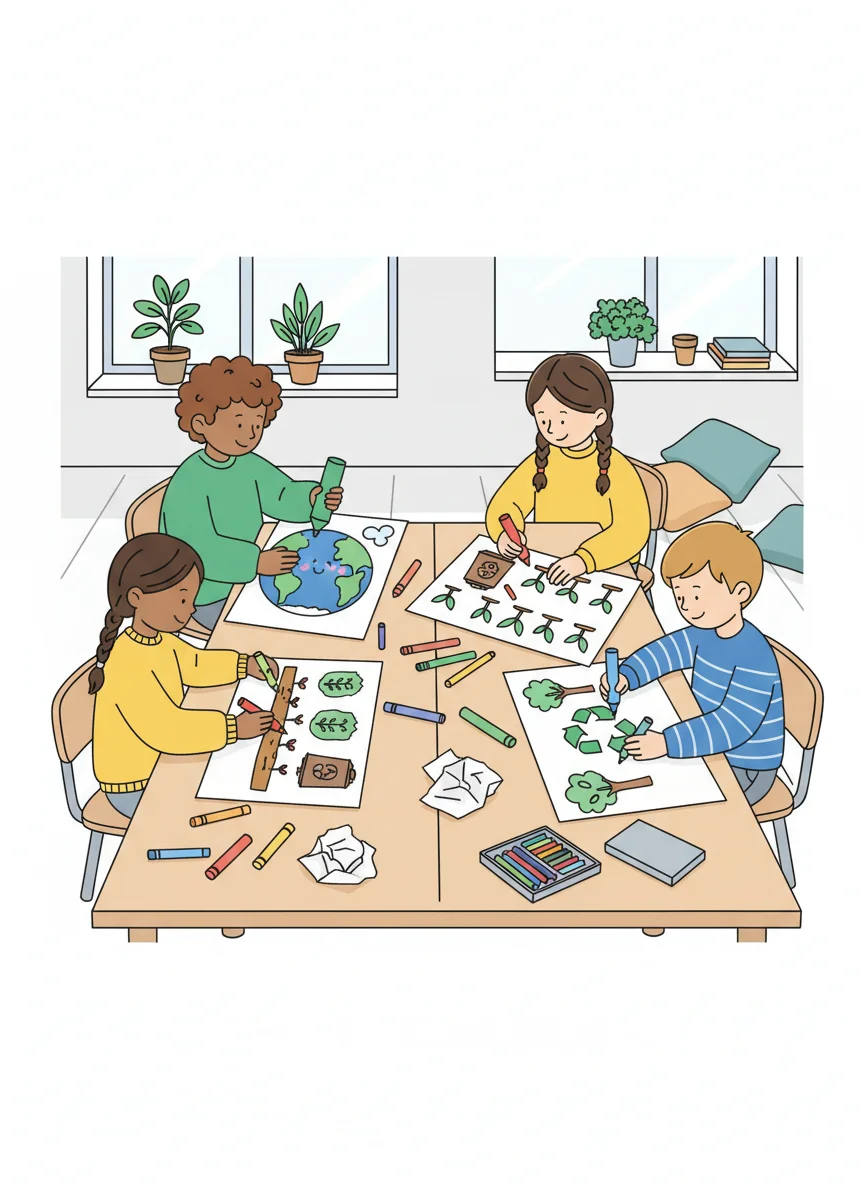 Creating Earth Day Posters