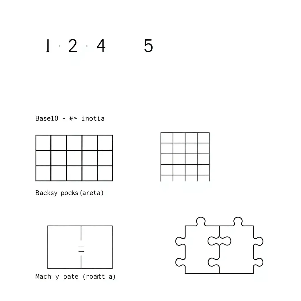 Place value blocks and multiplication arrays