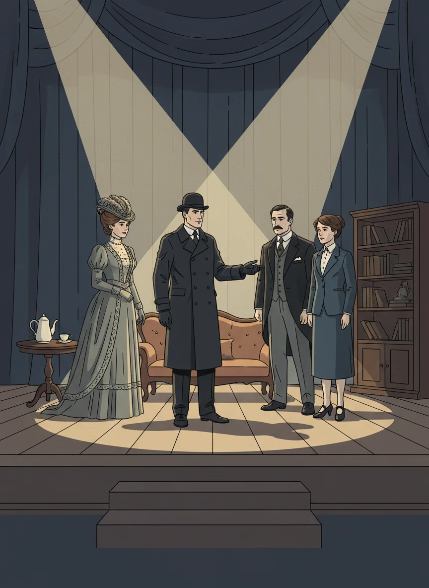 Drama and tension illustration