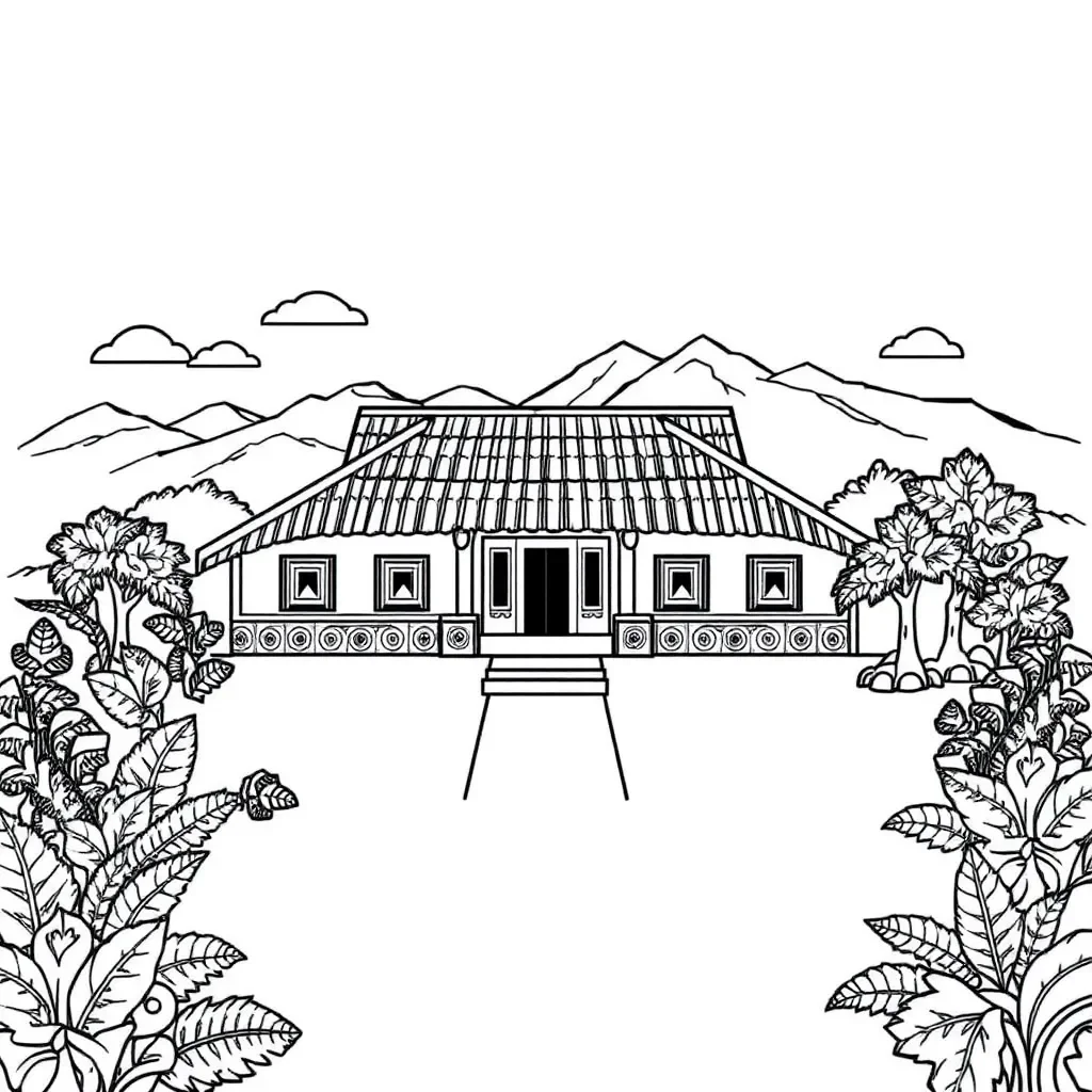 Marae illustration