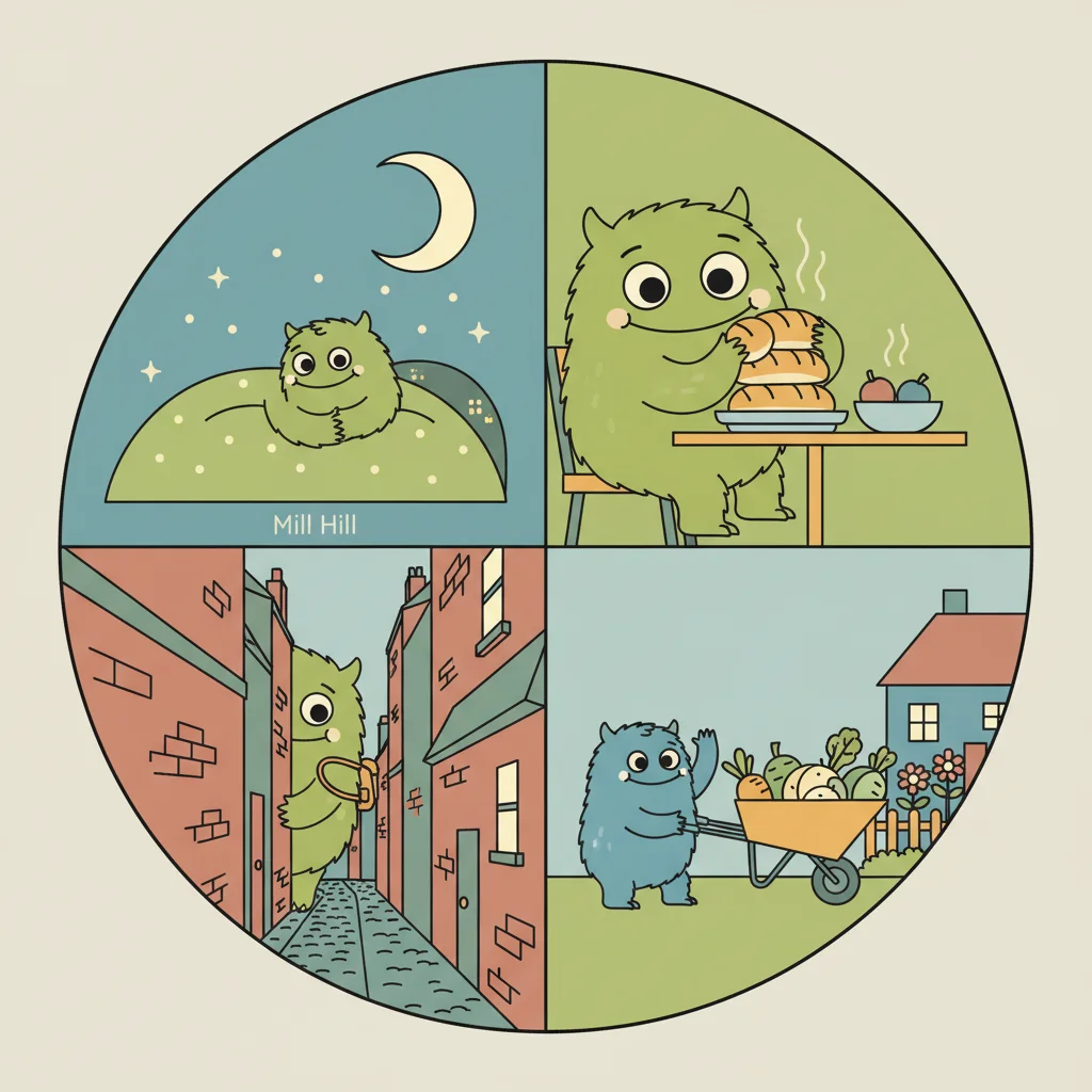 Monster's Daily Routine