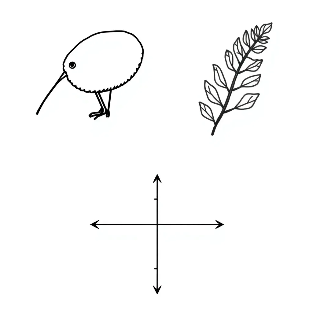 Mathematical equations and graphs illustration