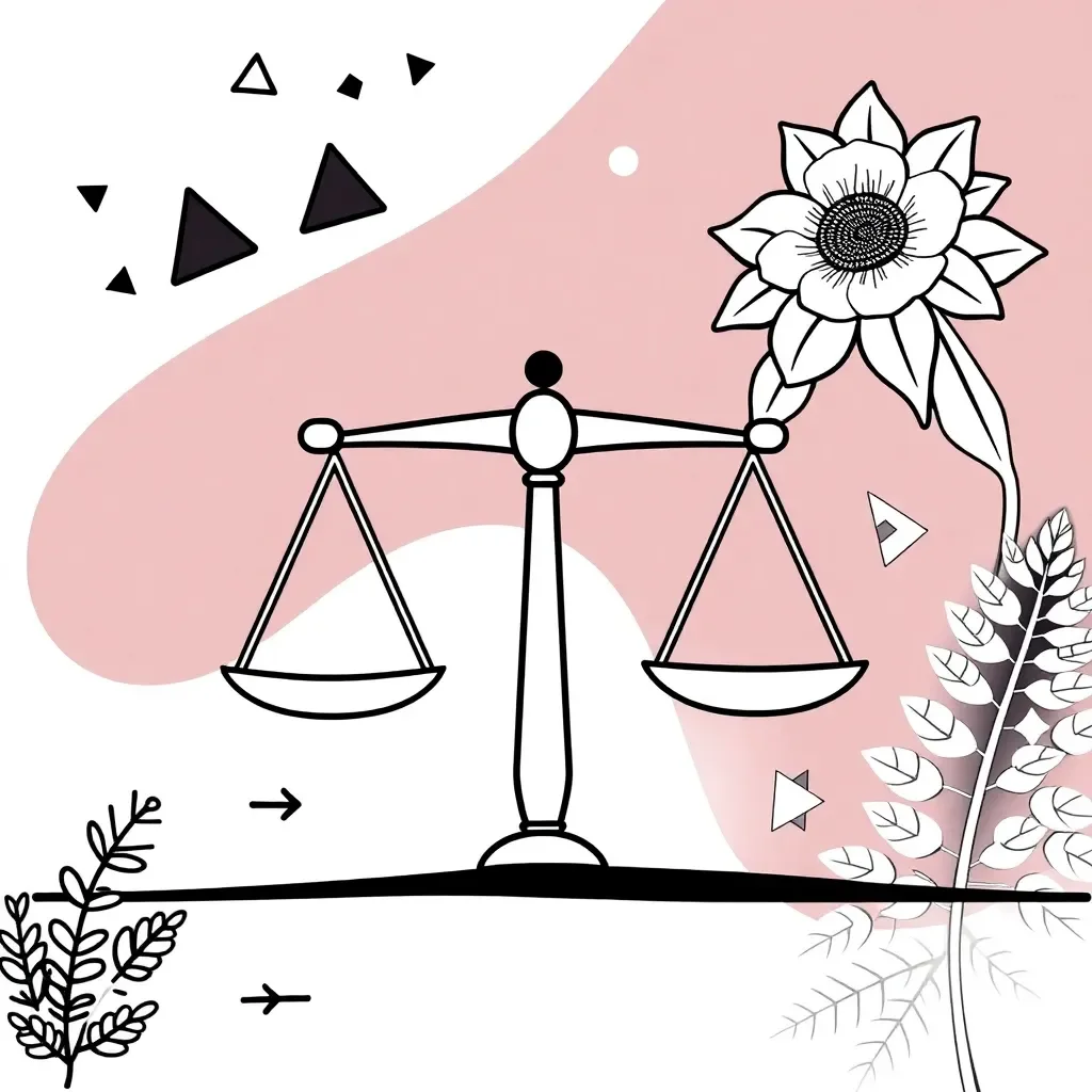 Mathematical scales balancing equations