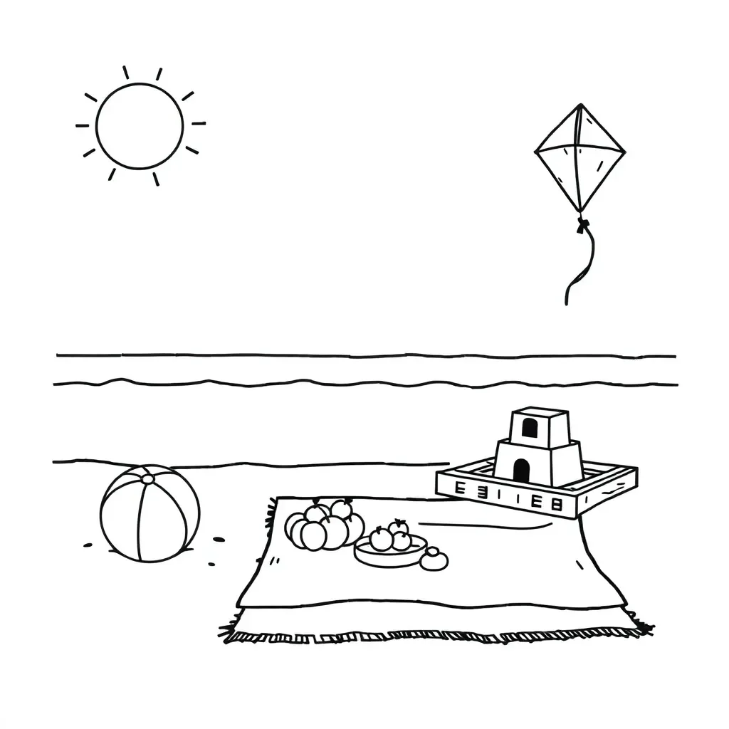 Holiday writing illustration