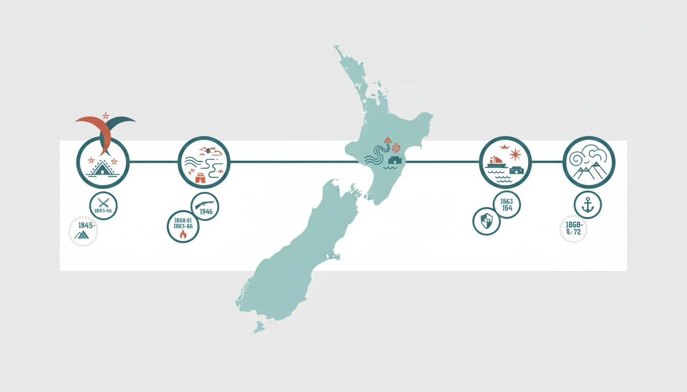 New Zealand Wars Timeline (1845-1872)